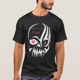 T-shirt Sugar Skull En Octobre Nous Portons Le Cancer Du S