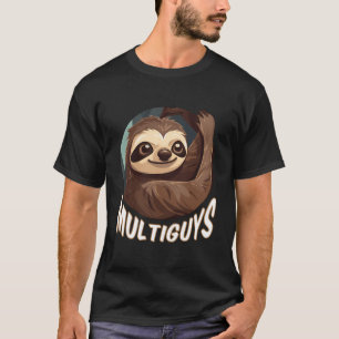 T-shirt Sugar Sweet Sloth Je Ne Suis Pas Lazy Juste Relaxé