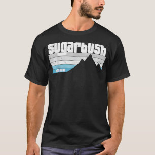 T-shirt Sugarbush VT Vermont Montagnes Rétro Ski Snowbo