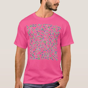 T-shirt Sugary Glycan Swirl Ecru Arrière - plan 1