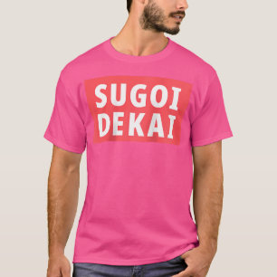 T-shirt Sugoi Dekai Anime Cosplay Baseball