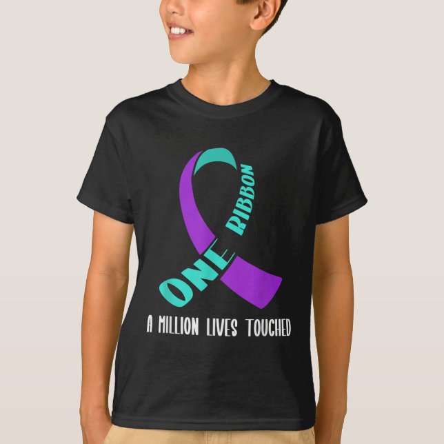 T-shirt Suicide Awareness Suicide Prevention Suprt Survivo (Devant)
