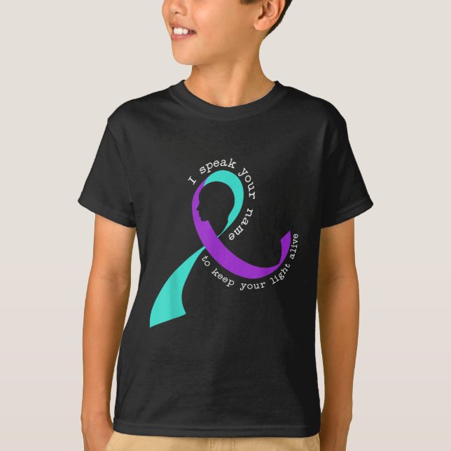 T-shirt Suicide Awareness Suicide Prevention Suprt Survivo (Devant)