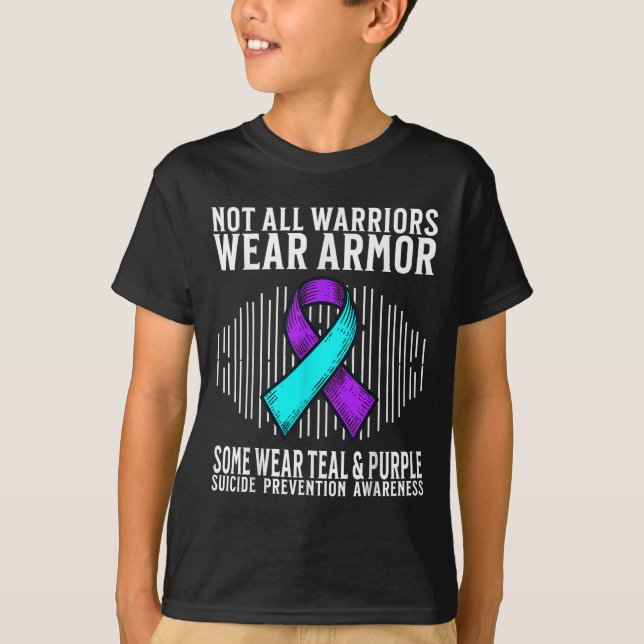 T-shirt Suicide Awareness Warrior Suicide Prevention Aware (Devant)