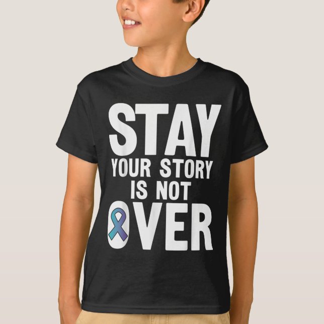 T-shirt Suicide Prevention Your Story _ I For Suprters  (Devant)