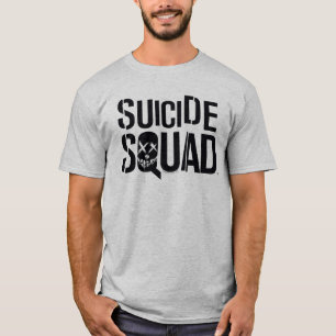 T-shirt Suicide Squad   Black Logo