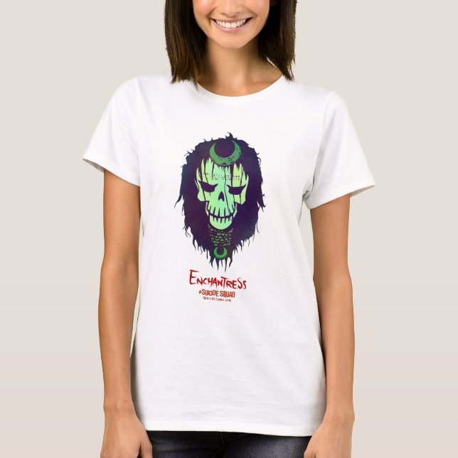 T-shirt Suicide Squad | Enchantress Head Icon (Devant)