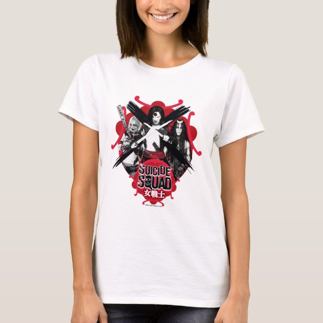 T-shirt Suicide Squad | Squad Girls "Female Warrior" (Devant)