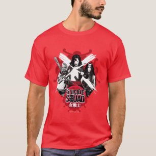 T-shirt Suicide Squad   Squad Girls "Female Warrior"
