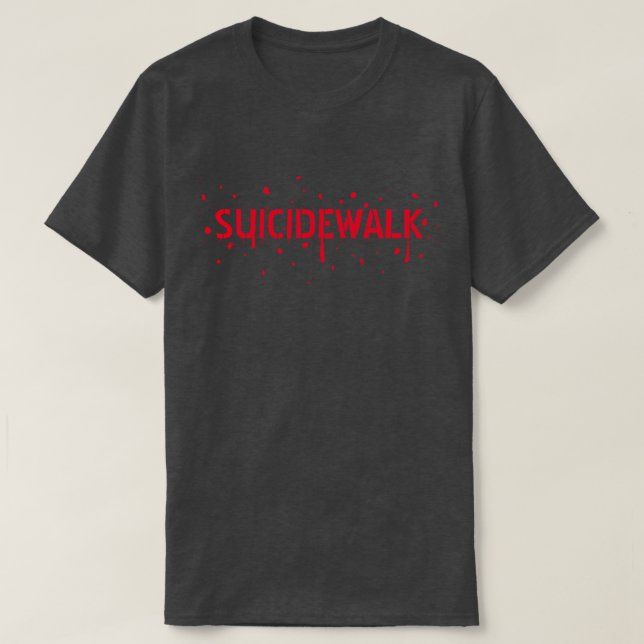 T-SHIRT SUICIDEWALK - (Design devant)