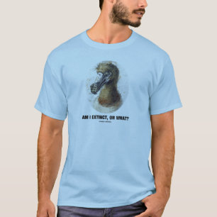 T-shirt Suis-Je Extincte, Ou Quoi ? (Dodo Bird Portrait)