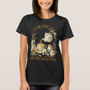 T-shirt Suis le thé aura humour britannique sarcastique