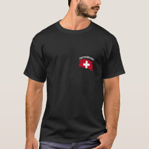 T-shirt Suisse Drapeau Zurich Swiss Vacances Souvenirs A