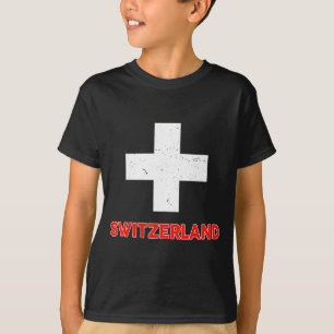 T-shirt suisse pour tout-petit Drapeau de la Suiss