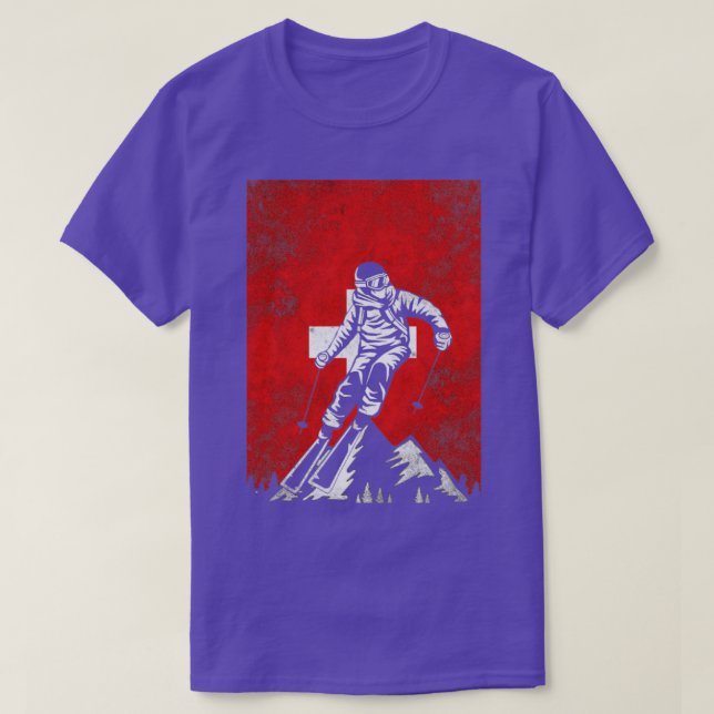 T-shirt Suisse Ski (Design devant)