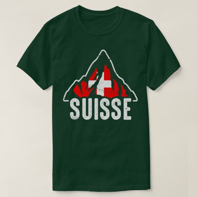 T-shirt Suisse Suisse Matterhorn (Design devant)