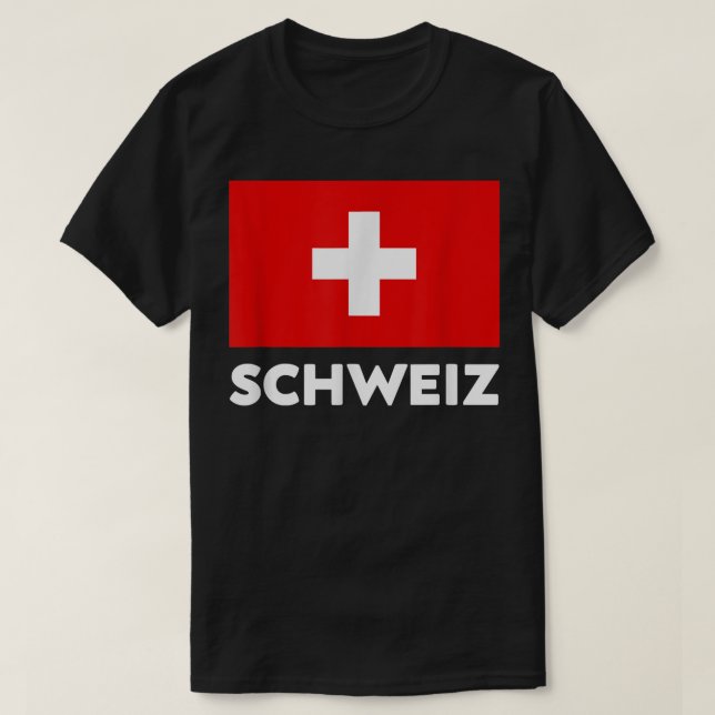 T-shirt Suisse Suisse Suisse Suisse Suisse Suisse Blanc Ro (Design devant)