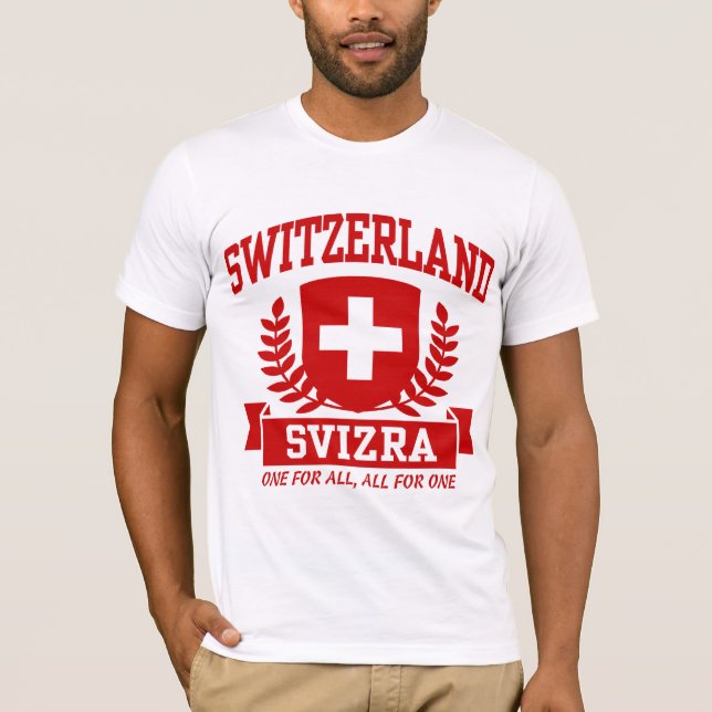 T-shirt Suisse Svizra (Devant)