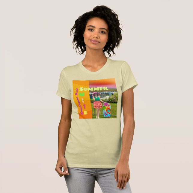 T-shirt Suite d'été (Devant entier)