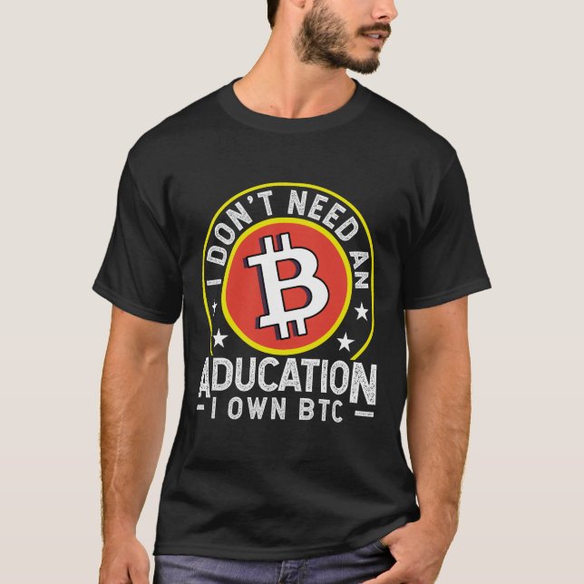 T-shirt Suivez l'avenir avec le Bitco "Bit Stock Price" (Devant)