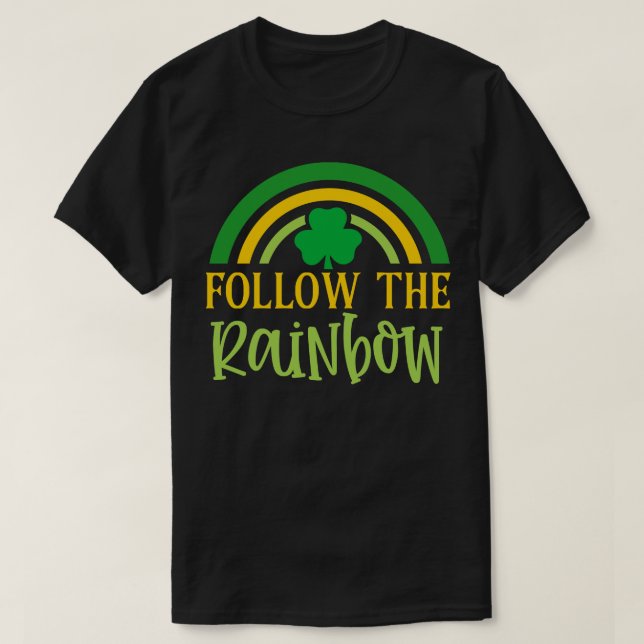 T-shirt Suivez le Rainbow (Design devant)