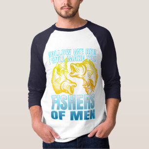 T-shirt suivez-moi et je vous ferai pêcheurs d'hommes