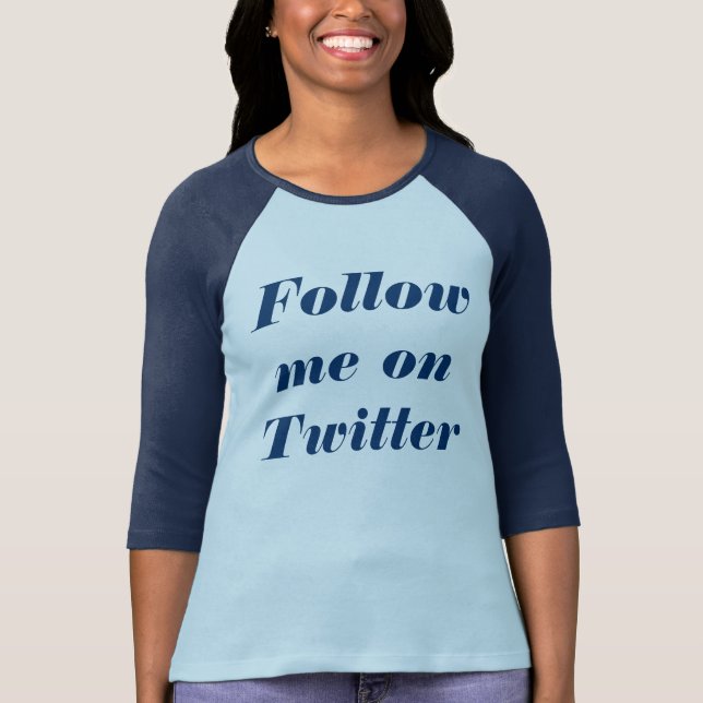 T-shirt Suivez-moi sur Twitter (Devant)