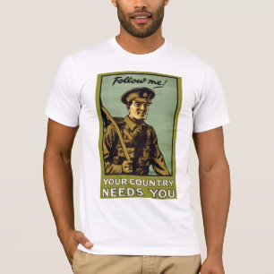 T-shirt Suivez-Moi ! ~ Votre pays a besoin de vous