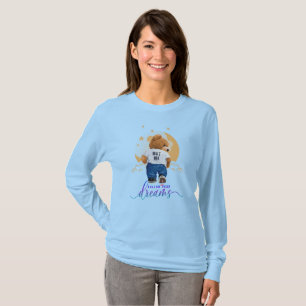 T-shirt Suivez vos rêves   Manche longue pour femmes