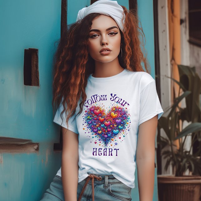 T-shirt Suivez votre coeur (Créateur téléchargé)
