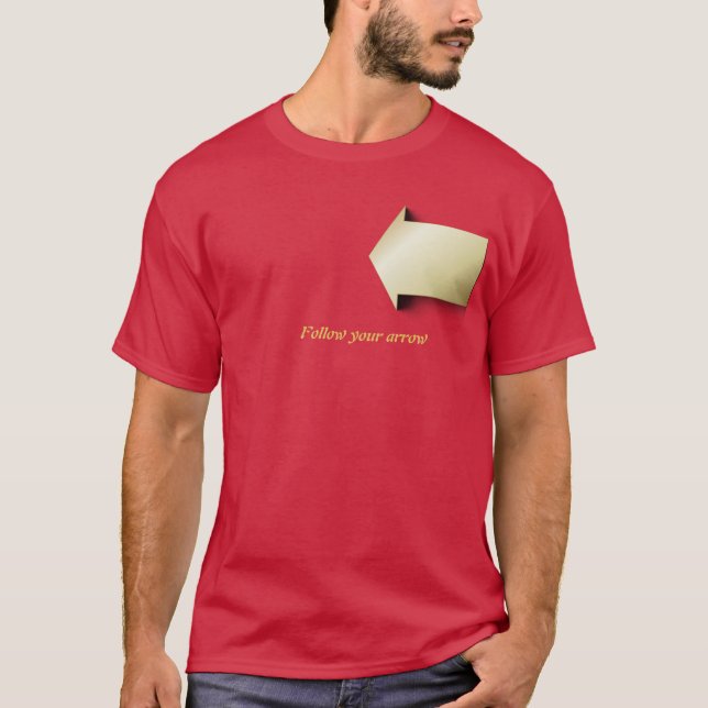 T-shirt Suivez votre flèche (Devant)