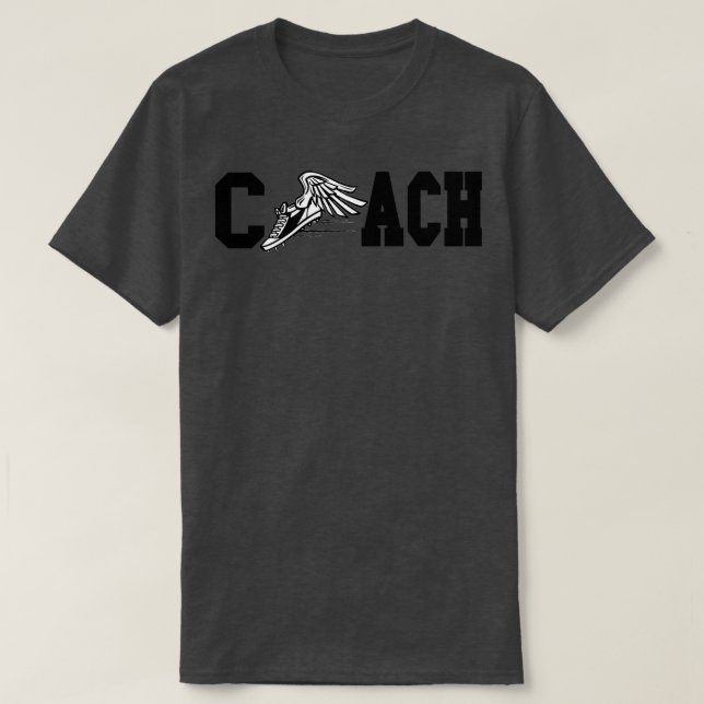 T-shirt Suivi Coach Track Cadeaux Coach Piste Et Champ (Design devant)