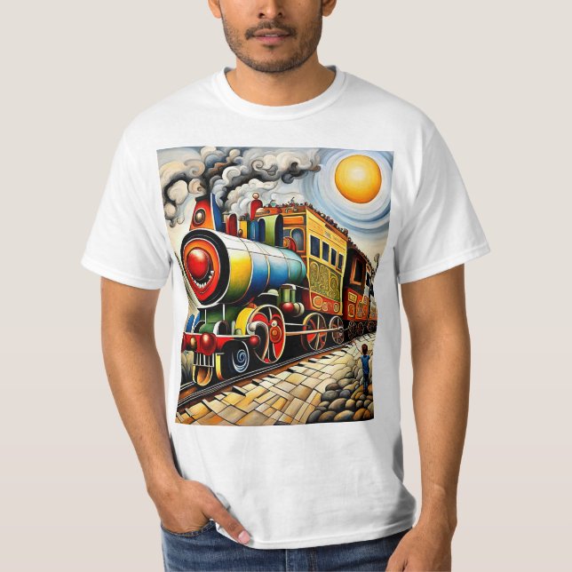 T-shirt Suivi du train 1 (Devant)