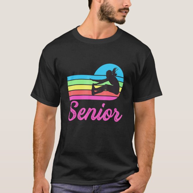 T-shirt Suivi Et Champ Long Jump Lycée Secondaire (Devant)