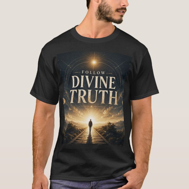 T-SHIRT SUIVRE LA VÉRITÉ DIVINE (Devant)