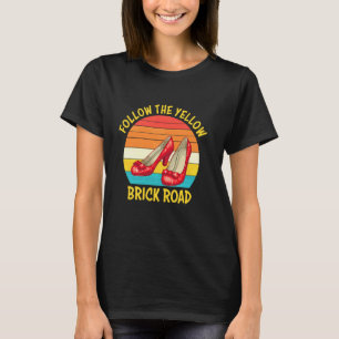 T-shirt Suivre Le Chemin De Brique Jaune