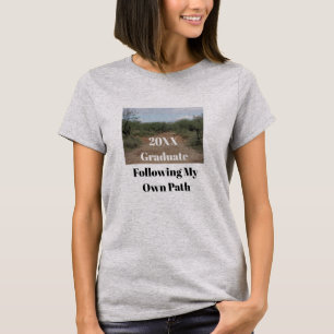 T-shirt Suivre son propre chemin Desert Trail Photo Gradua