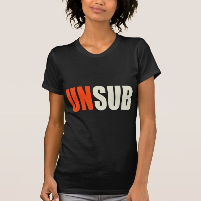 T-shirt Sujet d'inconnu d'Unsub (Devant)