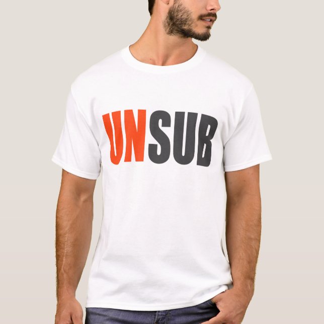 T-shirt Sujet d'inconnu d'Unsub (Devant)