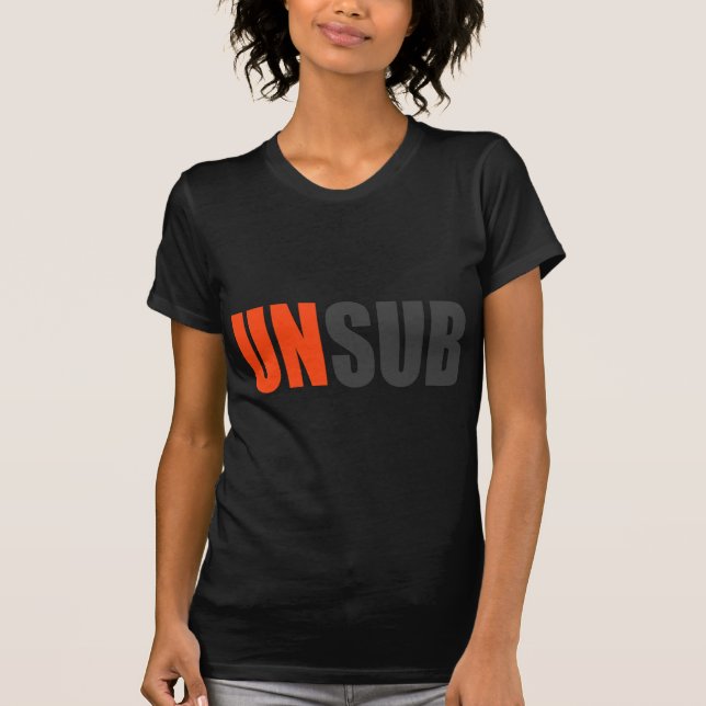 T-shirt Sujet d'inconnu d'Unsub (Devant)