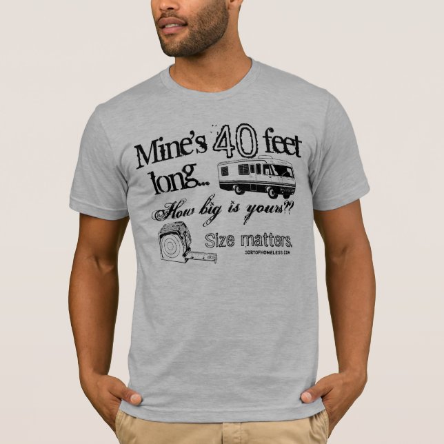 T-shirt Sujets de taille de rv - personnalisables ! (Devant)