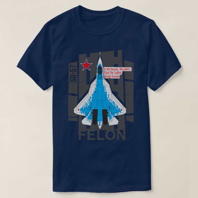 T-shirt Sukhoi Su57 (Design devant)