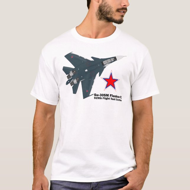 T-shirt Sukhoi Su-30SM Flanker-C VKS (Devant)
