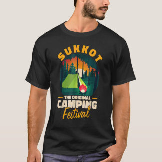T-shirt Sukkot Le Festival De Camping Original Sukkah Lula