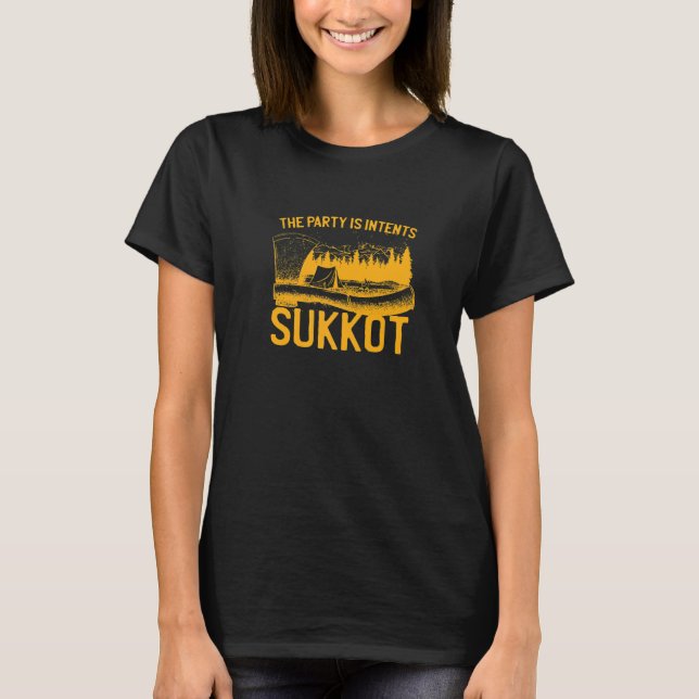 T-shirt SUKKOT Le Parti est Intérieur (Devant)