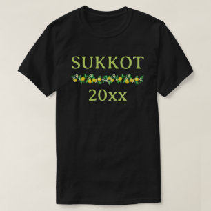 T-shirt Sukkot personnalisable avec année