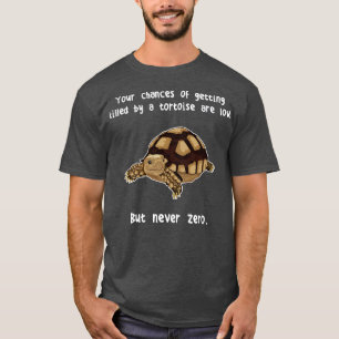 T-shirt Sulcata Tortoise Jamais Zéro
