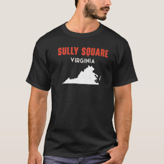 T-shirt Sully Carré Virginia USA State America Travel Vir