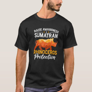 T-shirt Sumatra Rhino Rhinoceros Safari Animaux P
