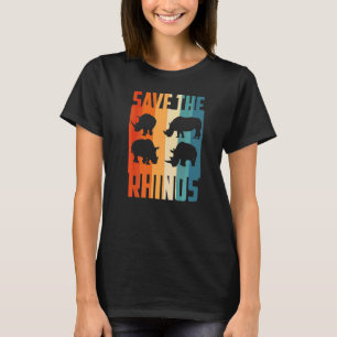 T-shirt Sumatra Rhino Sauver Rhinos Rhinoceros Animal Lo